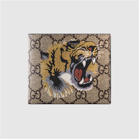 gucci wallet tiger head|gucci men's wallet tiger.